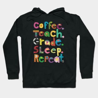 Teach word collage Hoodie